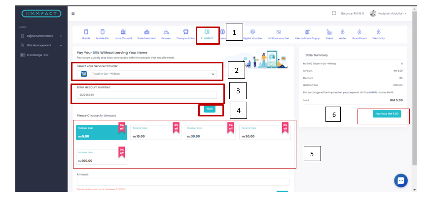 How to use TNG pinless?